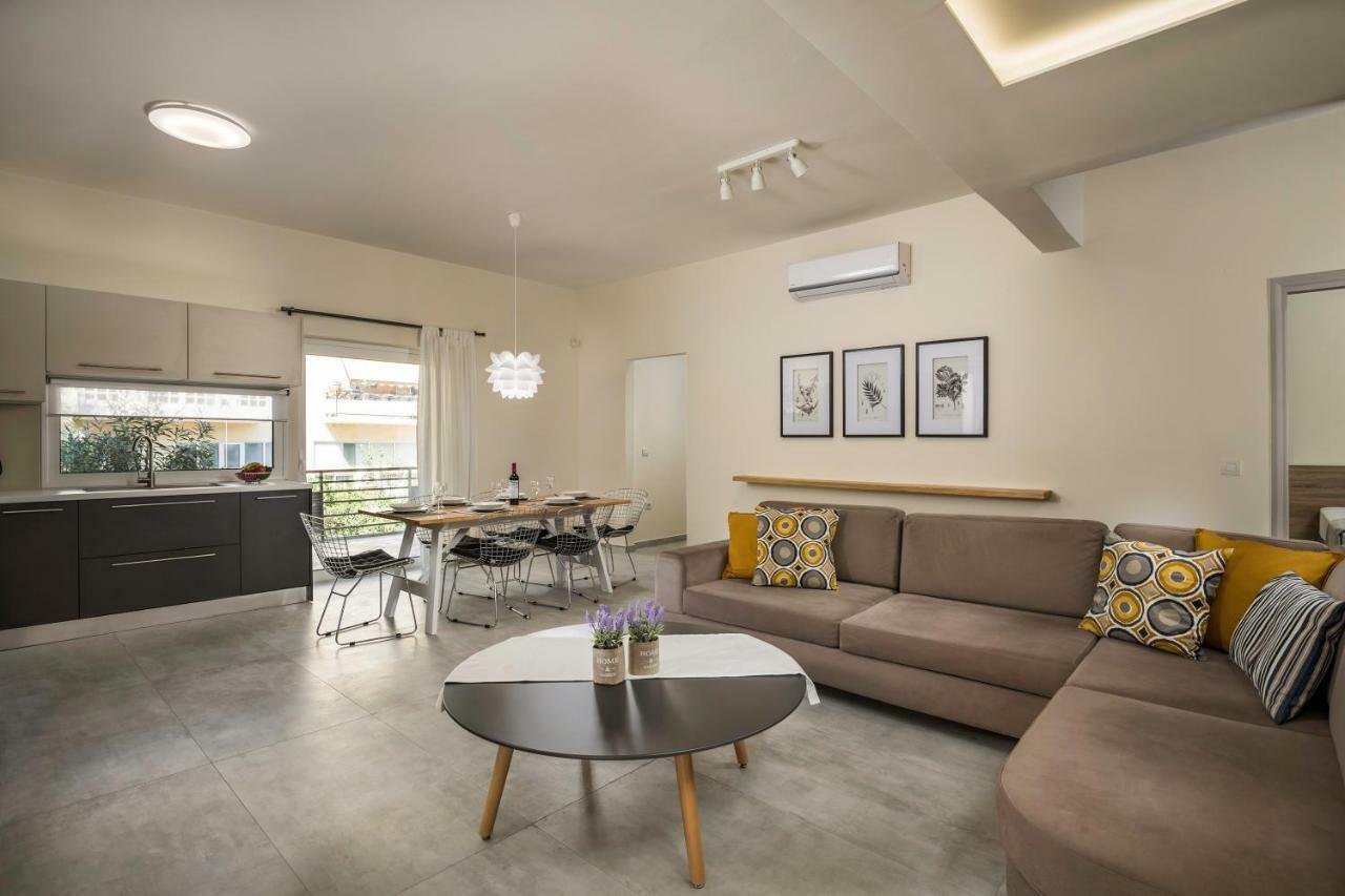 110m² 3 slaapkamer, 2 privé badkamer Appartement in Chania Chania  Buitenkant foto