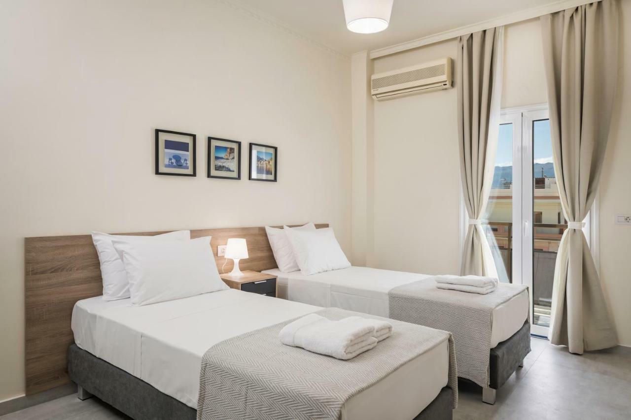 110m² 3 slaapkamer, 2 privé badkamer Appartement in Chania Chania  Buitenkant foto
