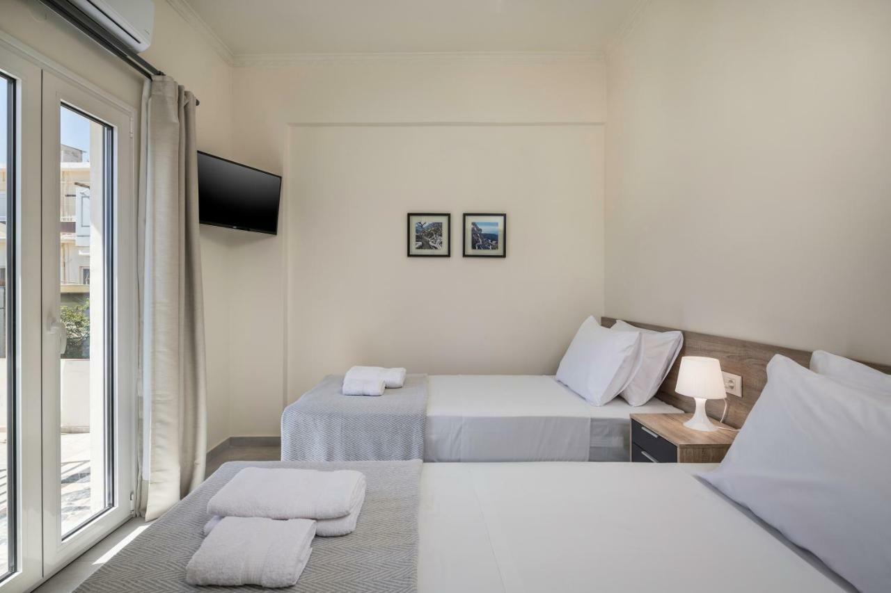 110m² 3 slaapkamer, 2 privé badkamer Appartement in Chania Chania  Buitenkant foto