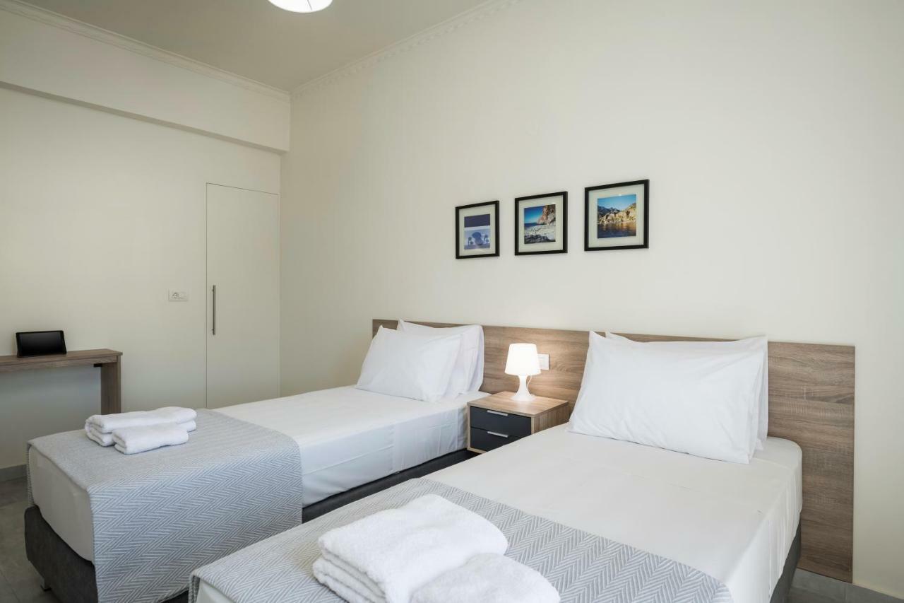 110m² 3 slaapkamer, 2 privé badkamer Appartement in Chania Chania  Buitenkant foto