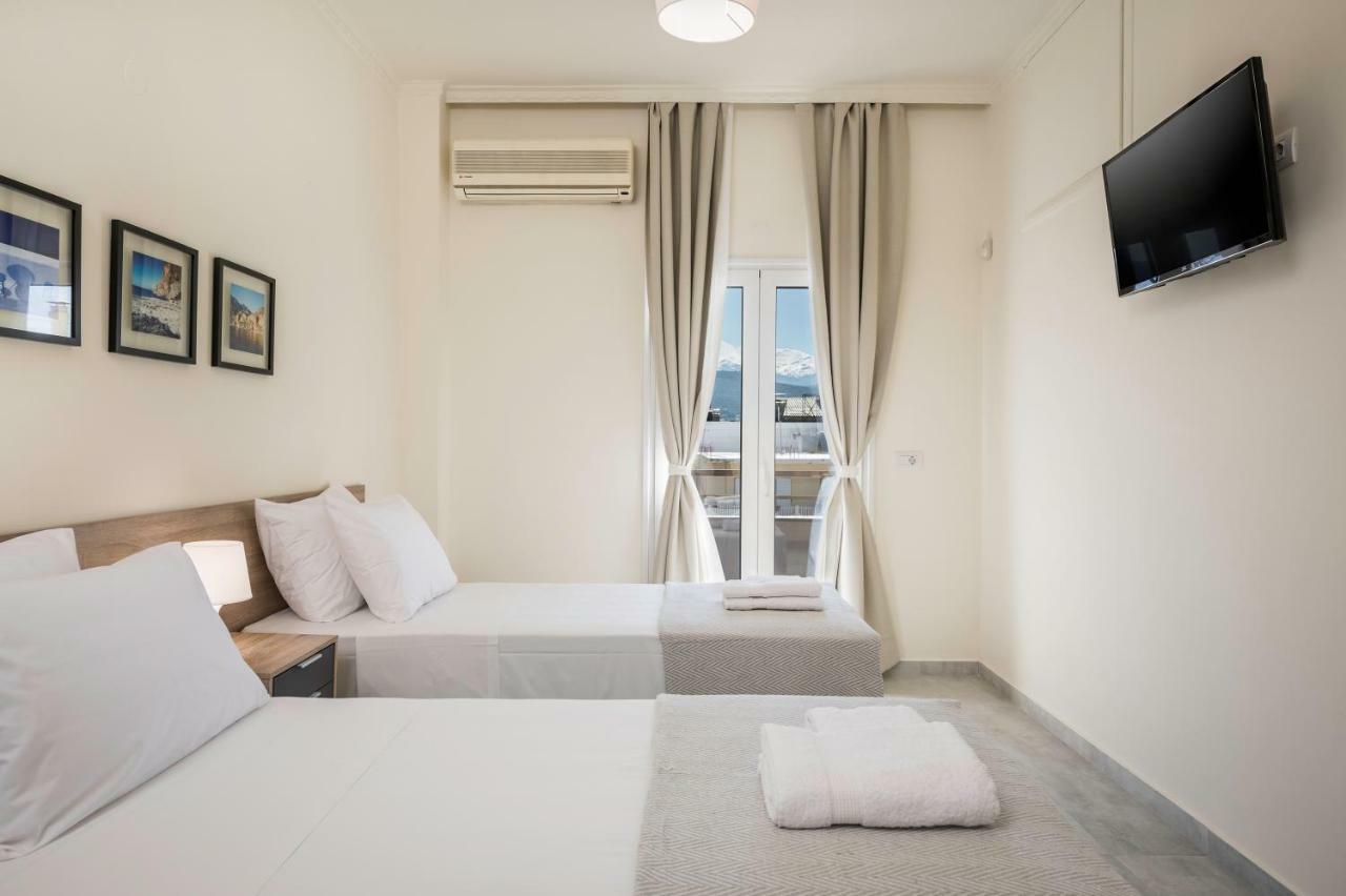 110m² 3 slaapkamer, 2 privé badkamer Appartement in Chania Chania  Buitenkant foto